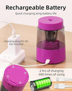 ZMOL Electric Rechargeable Pencil Sharpener, Automatic Pencil Sharpeners Kids - Image 5