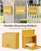 LAND·VOI Locking Wall-Mount Mailbox - Image 9