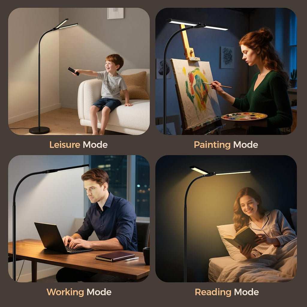 led floor lamp for living room,bright reading lamps, package contents