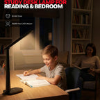 honeywell led desk lamp for home office eye-caring on a desk or shelf