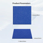 Amantech 12 Pack Acoustic Panels Self Adhesive Sound Proof Foam, High Density - Image 6