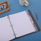 SKYDUE Clipboard Binder with Dividers, 1 Inch 3 Ring Binder with Clipboard on - Image 7