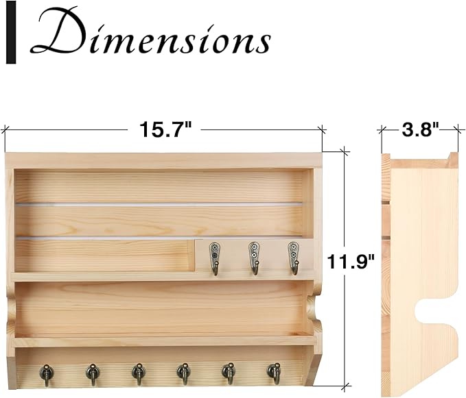 Innovation Key Holder for Wall, Mail Organizer - Image 3