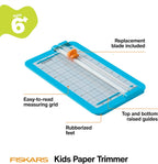 Fiskars 7" x 11.5" Kids Junior Paper Trimmer for Crafts & School Projects
