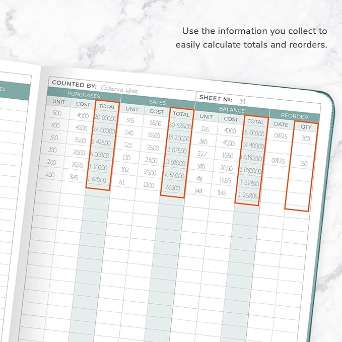 Clever Fox Inventory & Sales Log Book - Image 4