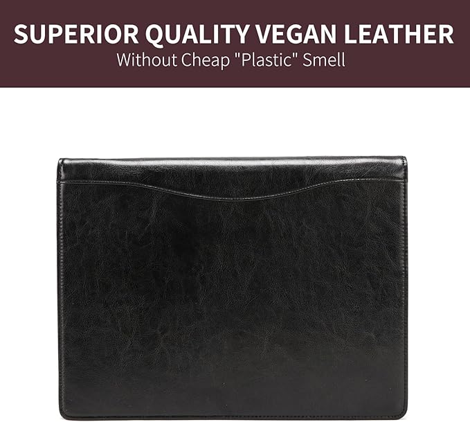 Geslun Personalized Vegan Leather 3 Ring Binder, Custom 8.5 x 11 Letter Size - Image 7