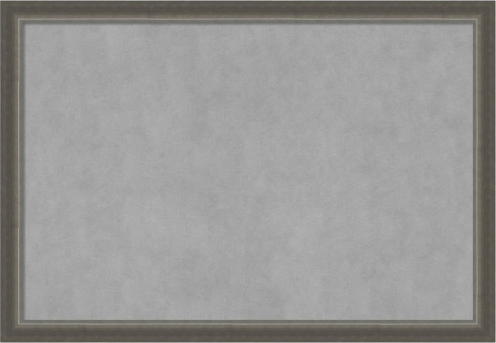Amanti Art Silver Framed Magnetic Board 27x39 Large Vision Board