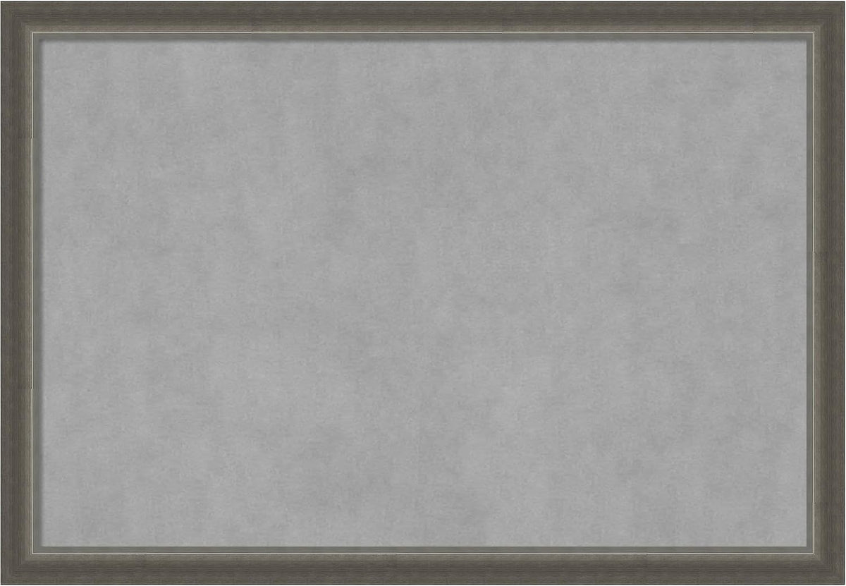 Amanti Art Silver Framed Magnetic Board 27x39 Large Vision Board