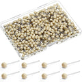 WILLBOND 500 Pack Map Push Pins Map Tacks Small Round Head Push Pins Thumb Tacks by Willbond+Technology+Limited