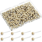 WILLBOND 500 Pack Map Push Pins Map Tacks Small Round Head Push Pins Thumb Tacks by Willbond+Technology+Limited