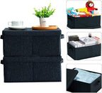 HOONEX Linen Foldable Storage Bins - Image 2