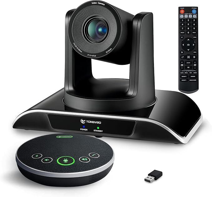 TONGVEO All-in-One Conference Room Video Camera System Al Auto-Tracking HD1080P by TONGVEO