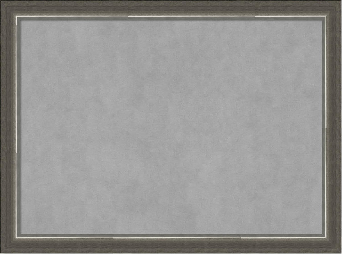 Amanti Art Silver Framed Magnetic Board 23x31 Medium Vision Board