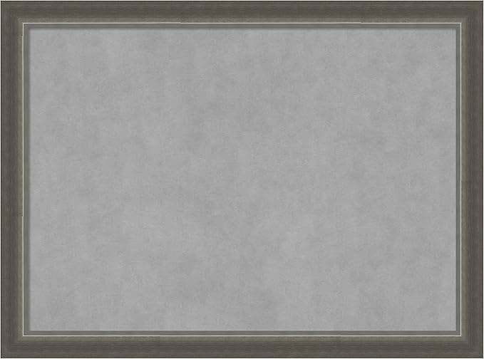 Amanti Art Silver Framed Magnetic Board 23x31 Medium Vision Board by AmantiArt