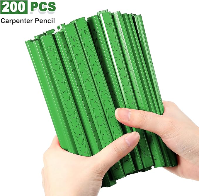 Honoson 200 Pcs Flat Construction Pencils - Image 3