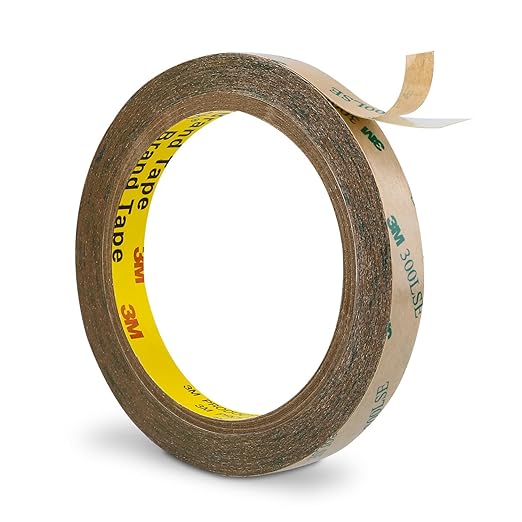 Made of 3M 300LSE Double Sided Tape 0.5" x 36Ft Clear, Heavy Duty Adhesive Tape by 3MFullRangeProducts