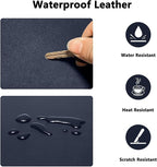 PU Leather Desk Pad Protector Gaming Mouse Pad Non Slip Desk Mat - Image 2