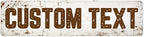 Custom Sign, Custom Street Sign, 11 Font Colors, 13 Font Styles, 4 Hole Options by MySignCenter