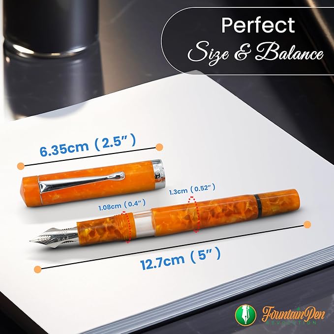 Jaipur V2 Piston Filled Refillable Fountain Pen - Image 2