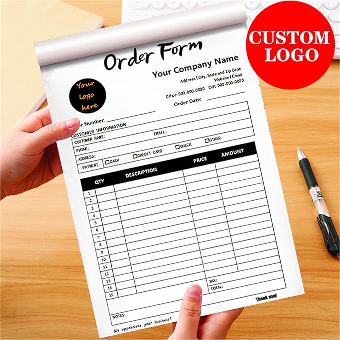 Custom Invoice Book in 3-Part /2-Part Receipt Book - Image 7