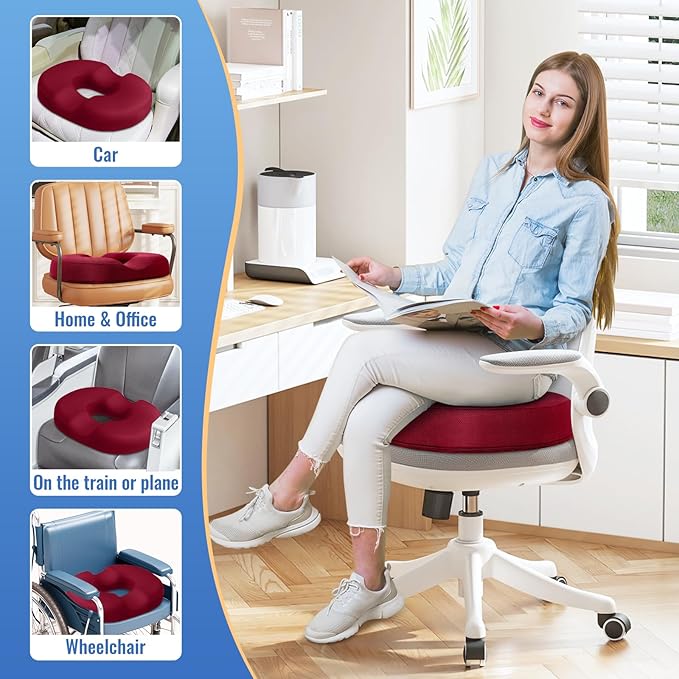 CloudBliss Donut Pillow Seat Cushion Chair Pad - Image 6
