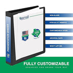 Samsill 1 Inch 3 Ring Binders, Made in USA, Economy Round Ring, 200 Sheet - Image 3