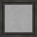 Amanti Art Black Framed Magnetic Board 15x15 X-Small Vision Board by AmantiArt
