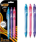 BIC Gelocity Quick Dry Assorted Colors Gel Pens, Medium Point, 3-Count Pack by BIC