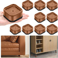 shouwuhho 9 Pack Furniture Risers Adjustable Bed Risers Heavy Duty Lifts Height by EnjoyLifeEnjoyHappiness