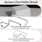 Skrfren 2Pcs Metal Business Card Holder - Image 6