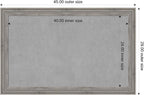 Amanti Art Grey Framed Magnetic Board 29x45 Large Vision Board - Image 4