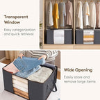 Lifewit 90L Large Storage Bags, Closet Organizers and Storage, Clothes Storage - Image 7