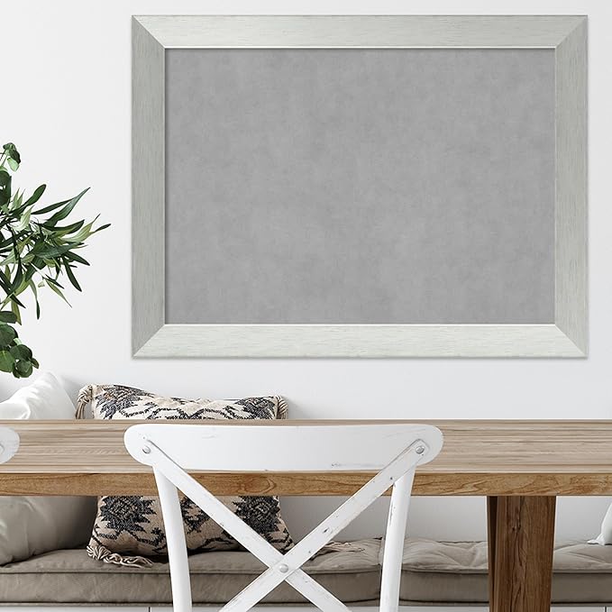Amanti Art Silver Framed Magnetic Board 24x32 Medium Vision Board - Image 5