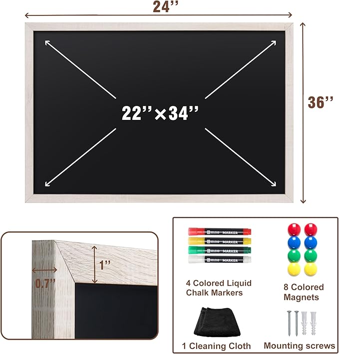 SELEAD Magnetic Chalkboard Words Sign - Image 7