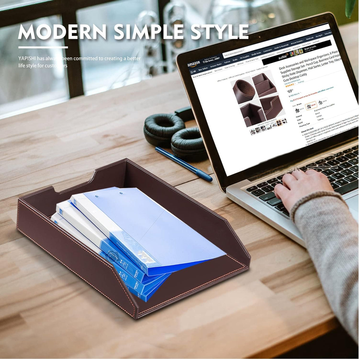 Desk Accessories and Workspace Organizers, 6 PCS Office Supplies Organization...