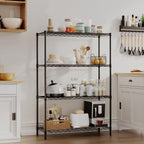 bestoffice | 4-tier wire shelf | 36" x on a desk or shelf