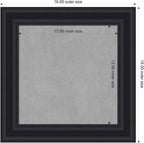 Amanti Art Black Framed Magnetic Board 16x16 X-Small Vision Board - Image 2