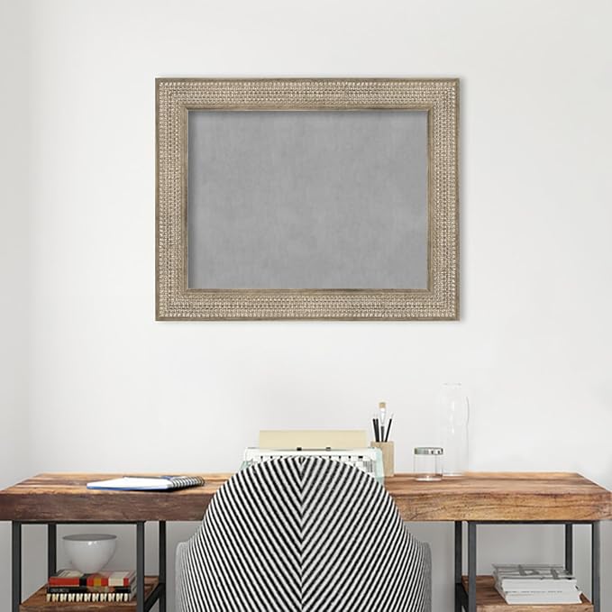Amanti Art Silver Framed Magnetic Board 24x30 Medium Vision Board - Image 5