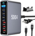 500W USB C Fast Charger Block, PD3.1 140W 8 Port USB Charging Station, GaN Ⅲ by Unknown