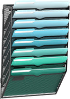 SUPEASY 8-Tier Wall File Organizer, Hanging Wall Files by SUPEASY