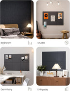 Fluxynara Large Felt Bulletin Board 36" x 24" Cork Board Alternative-6 Pack - Image 6