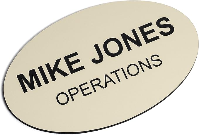 Custom Engraved Name Tag Badges – Personalized Identification by ProvidenceEngraving
