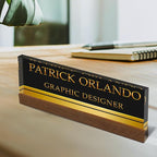 Artblox Personalized Office Desk Name Plate - Image 2