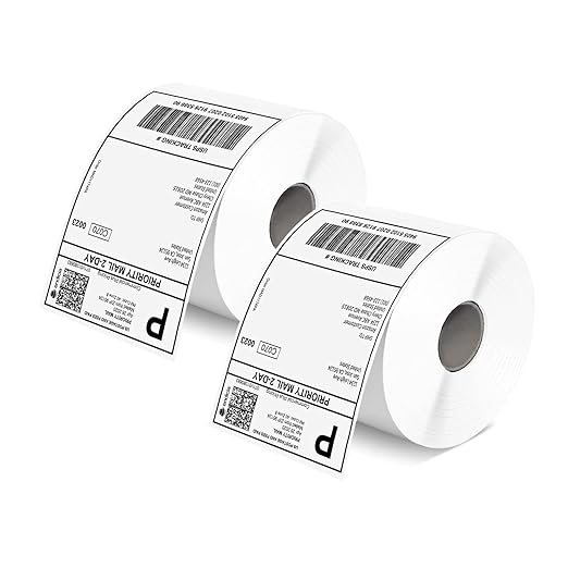MUNBYN 4x6 Inch Direct Thermal Labels, 1000 Sheets/2 Rolls, Shipping Paper - Image 9