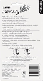 BIC Intensity Fineliner Marker Pen, Fine Point, Clean & Crisp Writing - Image 5