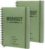 Nextnoid Hardcover Fitness Planner Workout Journal by Nextnoid