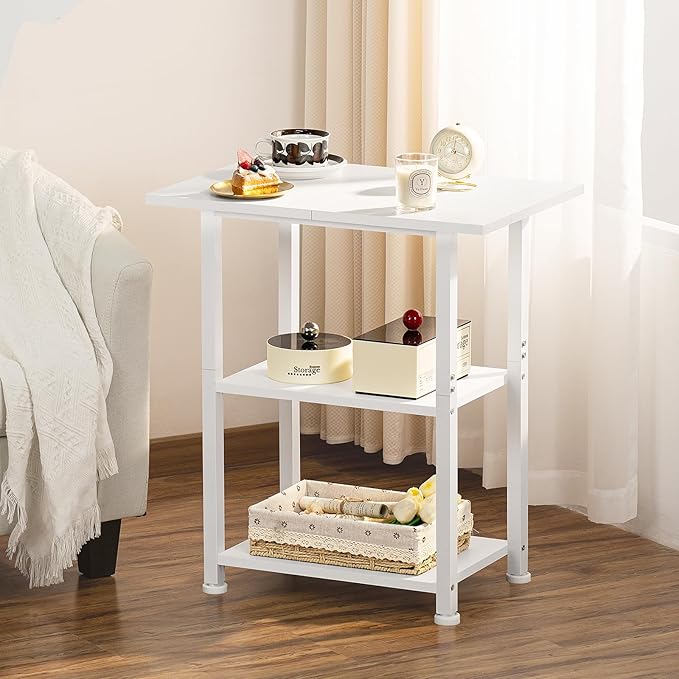 Lerliuo 3-Tier Printer Stand, Industrial Mobile Printer Table - Image 2