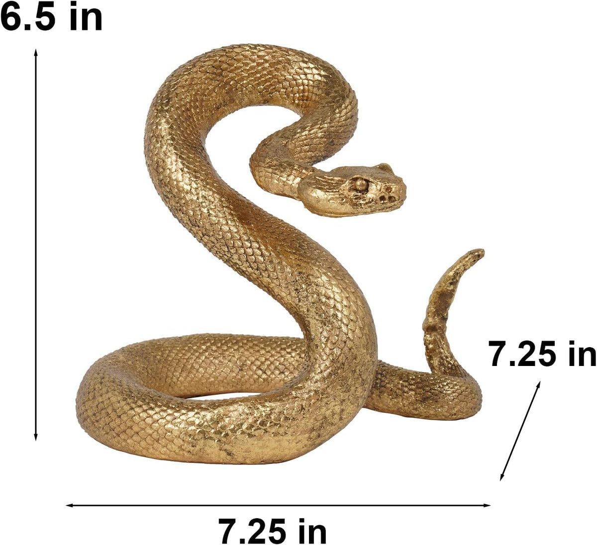 Guichifun Snake Statue Decor Halloween Decoration Collectible Figurines