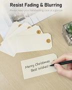 Uniclife 100 Pcs Manila Tags Blank Shipping Tag - Image 5