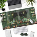 Mechanical Cattle Cute Desk Mat Kawaii Frog Mouse Pad Green Desk Anime Mat - Image 2